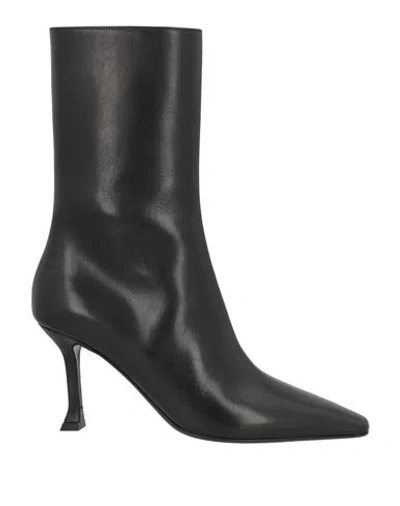 Ferragamo Woman Ankle Boots Black Size 6.5 Calfskin