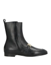 Ferragamo Woman Ankle Boots Black Size 8 Calfskin In Black