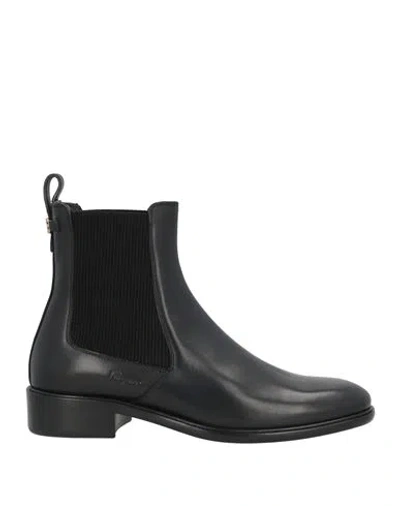Ferragamo Woman Ankle Boots Black Size 8 Calfskin