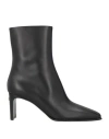 Ferragamo Woman Ankle Boots Black Size 8 Calfskin In Black