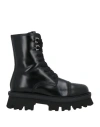 Ferragamo Woman Ankle Boots Black Size 8 Calfskin In Black