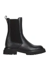 Ferragamo Woman Ankle Boots Black Size 9.5 Leather In Black