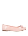 Ferragamo Woman Ballet Flats Pink Size 6 Lambskin In Pink