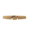 Ferragamo Woman Belt Camel Size 38 Calfskin In Sand