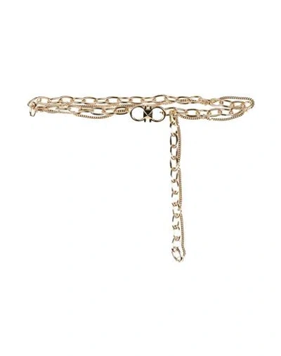 Ferragamo Woman Belt Gold Size 34 Brass