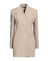 Ferragamo Woman Suit Jacket Beige Size 2 Virgin Wool In Beige