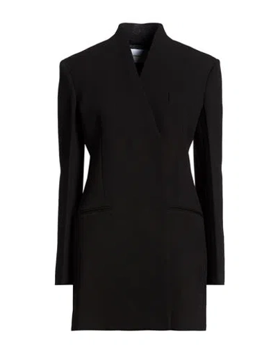 Ferragamo Woman Blazer Black Size 6 Virgin Wool