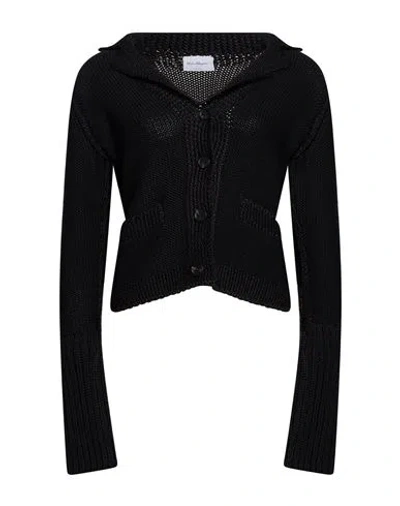 Ferragamo Woman Cardigan Black Size Xs Virgin Wool, Silk