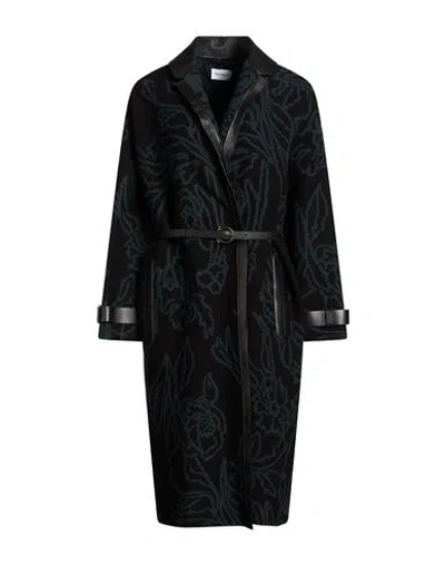 Ferragamo Woman Coat Black Size S Polypropylene, Virgin Wool, Cashmere