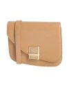 Ferragamo Borsa A Tracolla Fiamma Piccola In Pelle Beige Donna In Beige