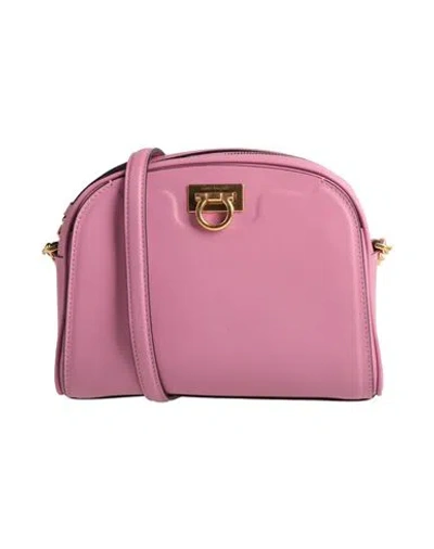 Ferragamo Woman Cross-body Bag Pink Size - Calfskin
