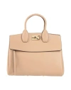 Ferragamo Woman Handbag Beige Size - Calfskin In Sand