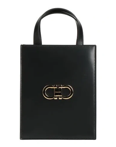 Ferragamo Woman Handbag Black Size - Calfskin
