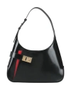 Ferragamo Extra Large Hobo Shoulder Bag In Black