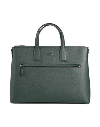 Ferragamo Woman Handbag Dark Green Size - Leather