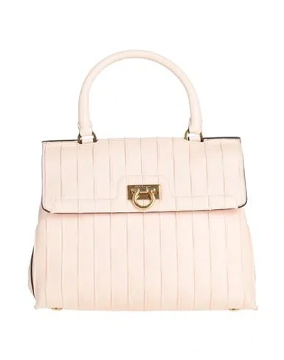 Ferragamo Woman Handbag Light Pink Size - Lambskin