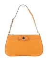 Ferragamo Woman Handbag Ocher Size - Calfskin In Yellow