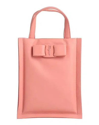 Ferragamo Woman Handbag Pink Size - Calfskin