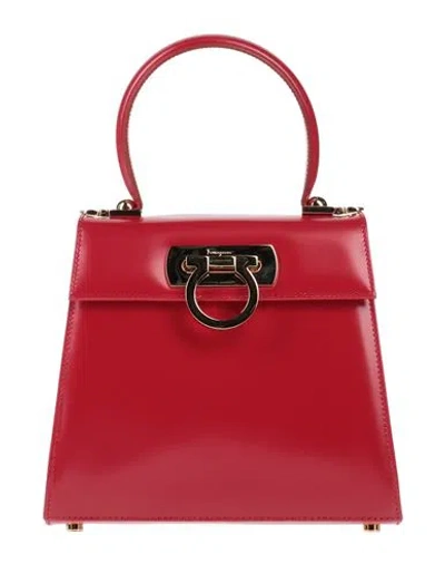 Ferragamo Woman Handbag Red Size - Calfskin In Red