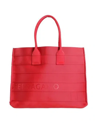 Ferragamo Woman Handbag Red Size - Textile Fibers
