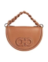 Ferragamo Woman Handbag Tan Size - Soft Leather In Brown