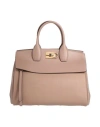Ferragamo Woman Handbag Taupe Size - Calfskin In Gray