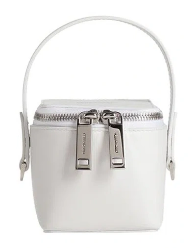 Ferragamo Woman Handbag White Size - Calfskin