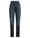 Ferragamo Woman Jeans Blue Size 6 Cotton In Blue