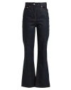 Ferragamo Woman Jeans Blue Size 8 Cotton In Blue