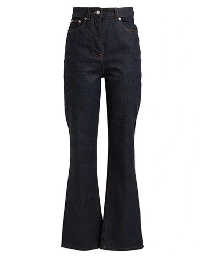 Ferragamo Woman Jeans Blue Size 8 Cotton