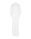Ferragamo Woman Jumpsuit White Size 4 Viscose, Cotton In White