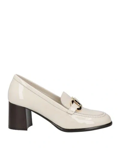 Ferragamo Woman Loafers Beige Size 7 Leather In Sand