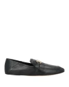 Ferragamo Elaine Vara Buckle Loafers In Calf Leather In Black