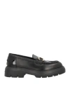 Ferragamo Brooke Loafers With Chunky Sole And Gold-tone Hardware In Black