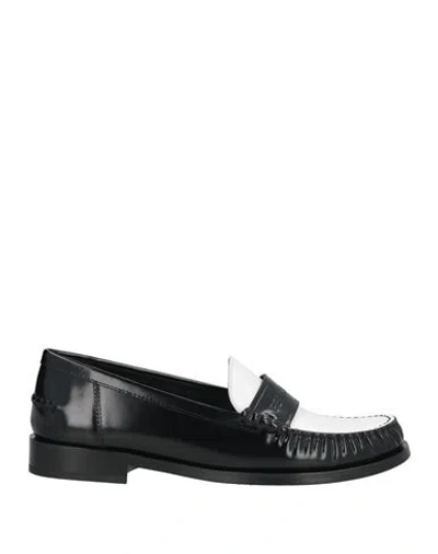 Ferragamo Woman Loafers Black Size 8 Calfskin