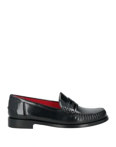 FERRAGAMO FERRAGAMO WOMAN LOAFERS BLACK SIZE 8 LEATHER
