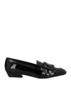 Ferragamo Loafers In Black