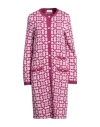 Ferragamo Woman Midi Dress Pink Size M Virgin Wool, Viscose, Polyester In Pink