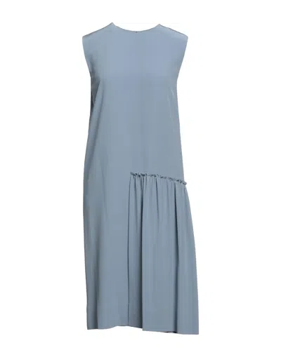 Ferragamo Midi Dresses In Blue