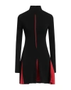 Ferragamo Woman Mini Dress Black Size 8 Viscose, Elastane, Cotton In Black