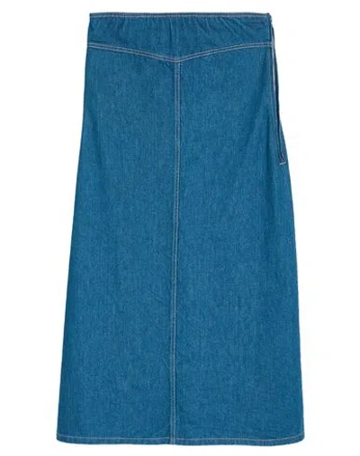 Ferragamo Woman Mini Dress Blue Size 4 Cotton