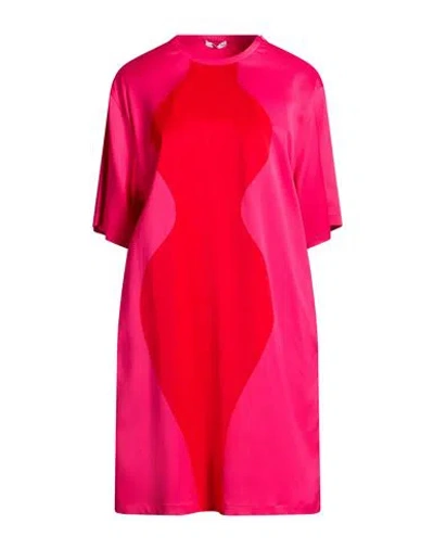 Ferragamo Woman Mini Dress Fuchsia Size 2 Viscose, Elastane In Pink