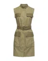 Ferragamo Short Dresses In Green