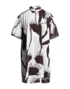 Ferragamo Venus-print Mini Kaftan In White