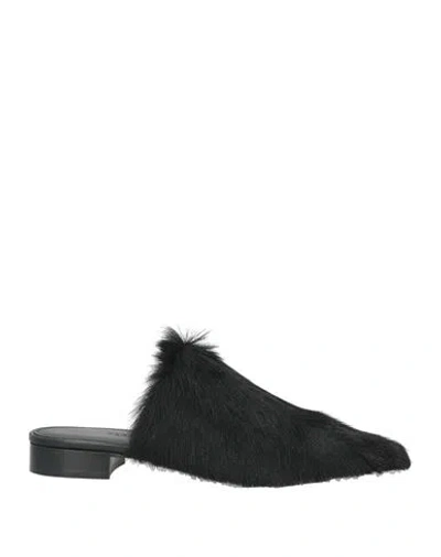 Ferragamo Woman Mules & Clogs Black Size 11 Lambskin