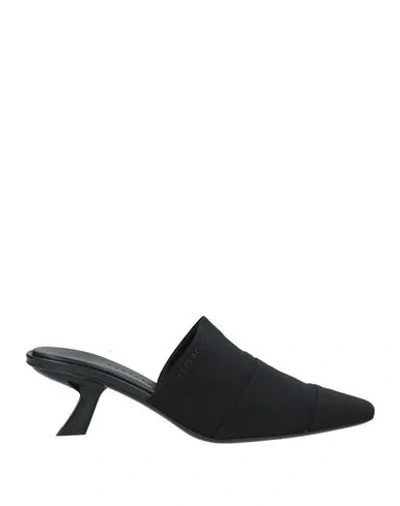 Ferragamo Algedi Faille Mules In Black