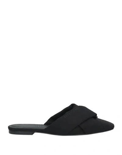 Ferragamo Mules Mit Knoten In Black