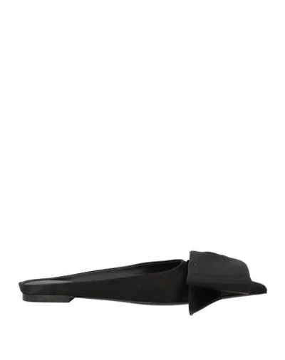 Ferragamo Woman Mules & Clogs Black Size 5.5 Textile Fibers