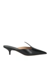 Ferragamo Dorye Leather Mule Pumps In Multi