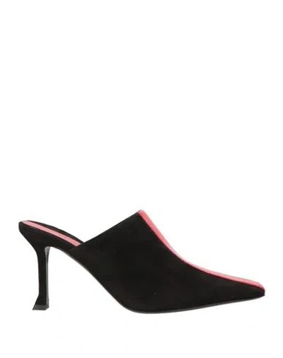 Ferragamo Woman Mules & Clogs Black Size 7.5 Calfskin